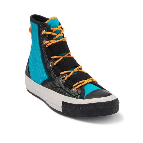 Converse Other - NEW Converse Mens Size 9 Chuck 70 Tech Hiker High Top Sneakers Teal Field Orange